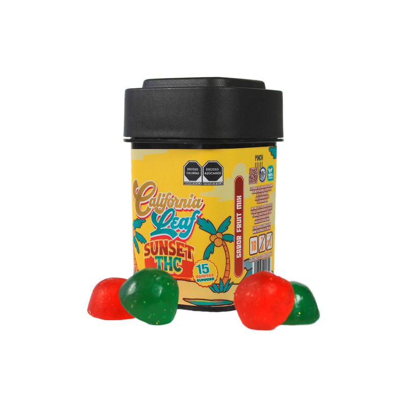 California Leaf | Gomitas Sunset HHC 30 ó 50 mg/pza | 15, 25 ó 30 piezas