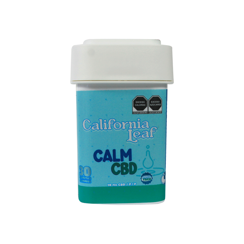California Leaf | Gomitas Calm CBD 10 mg/pza | 15 o 30 piezas