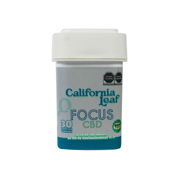California Leaf | Gomitas Focus CBD 10 mg/pza + Betacariofileno | 15 o 30 piezas