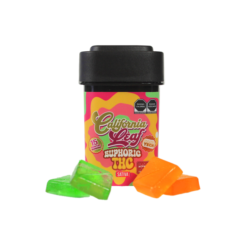 California Leaf | Gomitas Delta 9 THC 25 mg/pza | 15 o 30 piezas