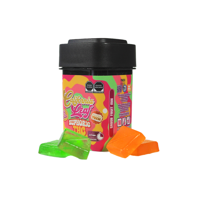 California Leaf | Gomitas Delta 9 THC 25 mg/pza | 15 o 30 piezas