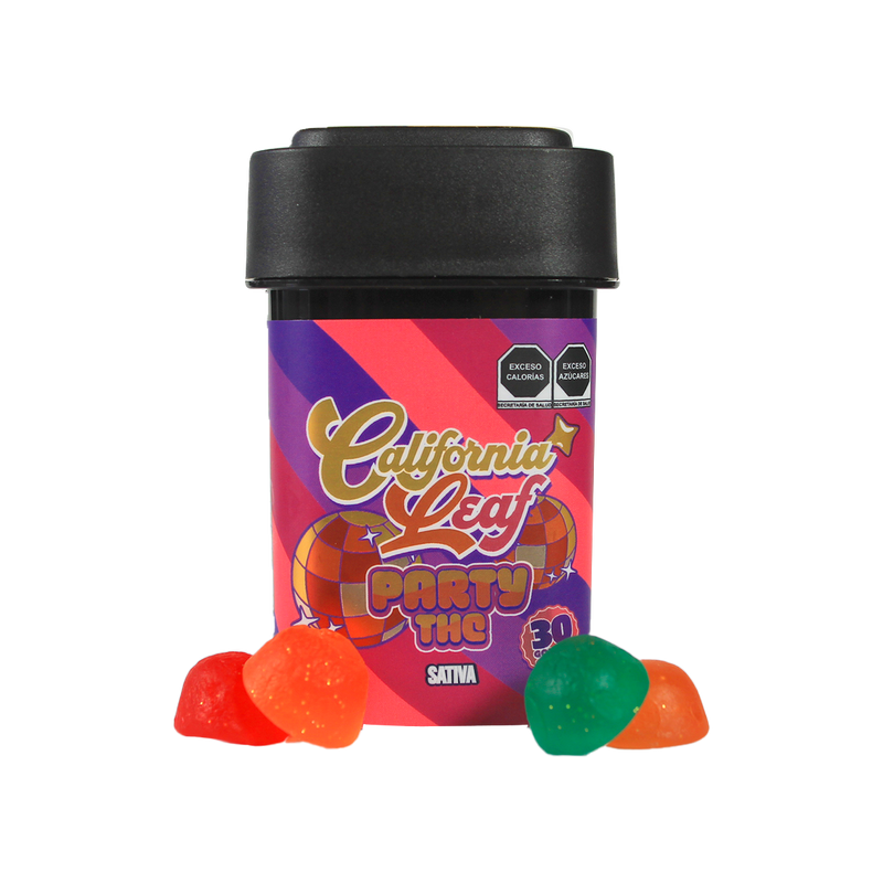 California Leaf | Gomitas Party THC-O 30 ó 50 mg/pza | 15, 25 ó 30 piezas