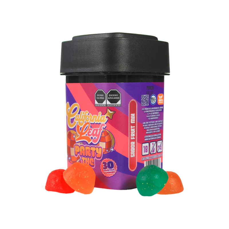 California Leaf | Gomitas Party THC-O 30 ó 50 mg/pza | 15, 25 ó 30 piezas