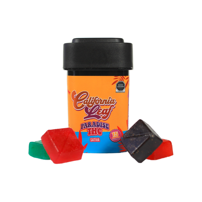 California Leaf | Gomitas Paradise Delta 9 THC 30 o 50 mg/pza | 15 ó 30 piezas