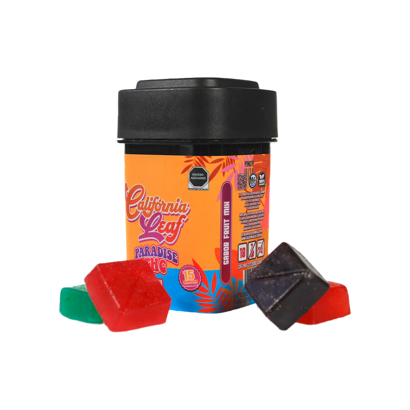California Leaf | Gomitas Paradise Delta 9 THC 30 o 50 mg/pza | 15 ó 30 piezas