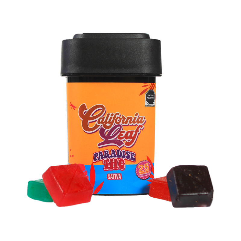 California Leaf | Gomitas Paradise Delta 9 THC 30 o 50 mg/pza | 15 ó 30 piezas
