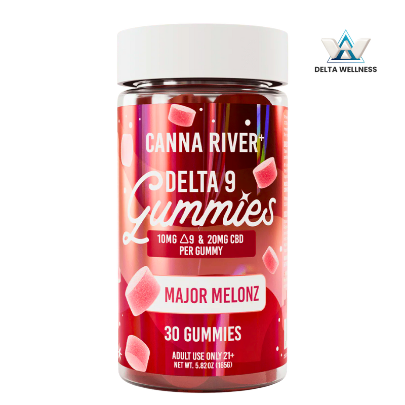 CANNA RIVER | Gomitas Delta 9 THC 10 mg/pza + CBD 20 mg/pza | 30 piezas