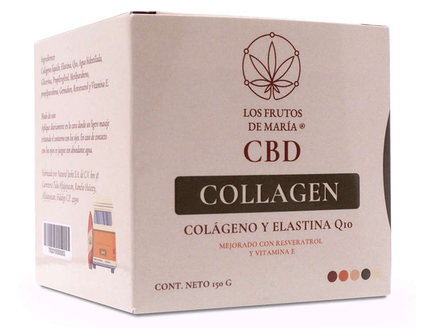 Los Frutos de Maria | Crema Colágeno y Elastina CBD 30 mg | 150 g