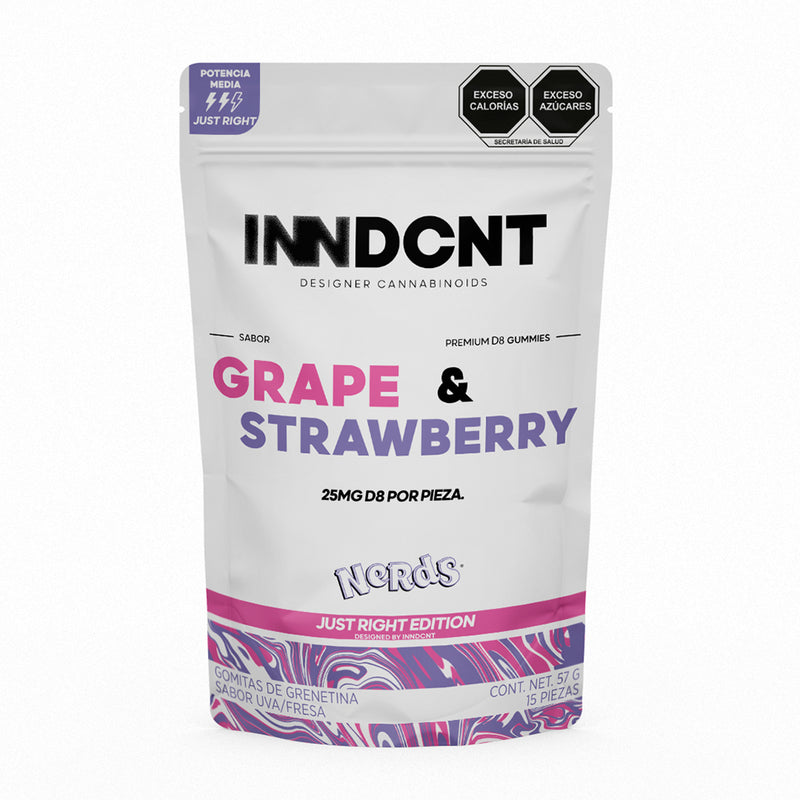 INNDCNT | Gomitas Just Right Delta 8 THC 25 mg/pza | 5 ó 15 piezas
