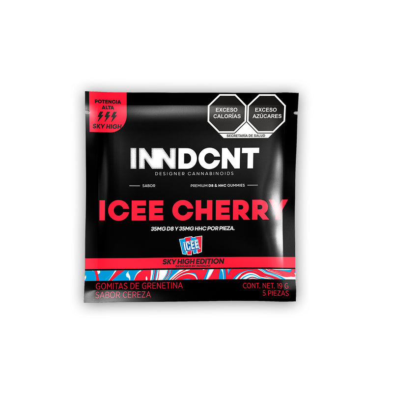 INNDCNT | Gomitas Sky High Icee Cherry HHC 35 mg/pza + Delta 8 THC 35 mg/pza | 5 o 10 Piezas