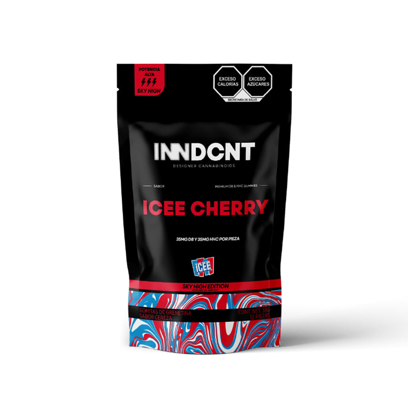 INNDCNT | Gomitas Sky High Icee Cherry HHC 35 mg/pza + Delta 8 THC 35 mg/pza | 5 o 10 Piezas