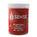 Sense | Gomitas Delta 9 THC 9 mg/pza  | 10 Piezas