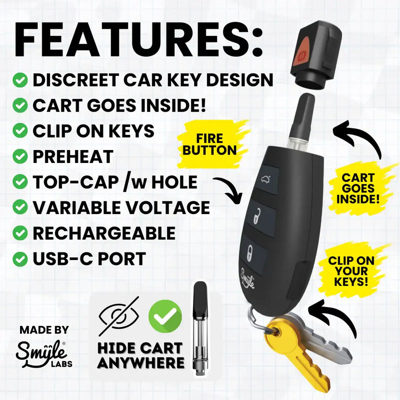 Smyle | Batería para Cartucho Penjamin Car Key | 1 piezas