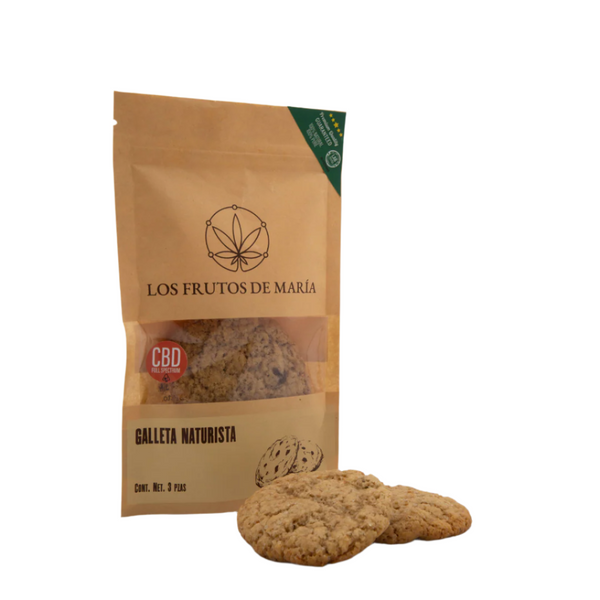 Los Frutos de Maria  | Galletas Delta 9 THC 18mg/pza | 3 piezas