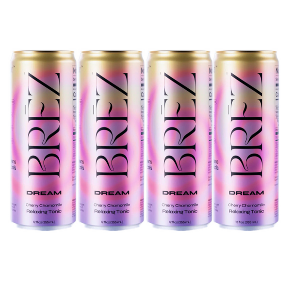 Brez | Bebida Dream |  Hongos Adaptógenos Reishi | 355 ml | 4 pack