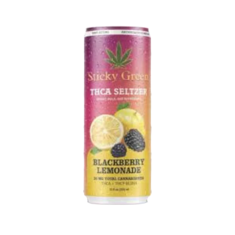 Sticky Green | Bebida High Seltzer THC-A 10 mg/pza + THC-P mg/pza | 355ml/pza | 4 pack