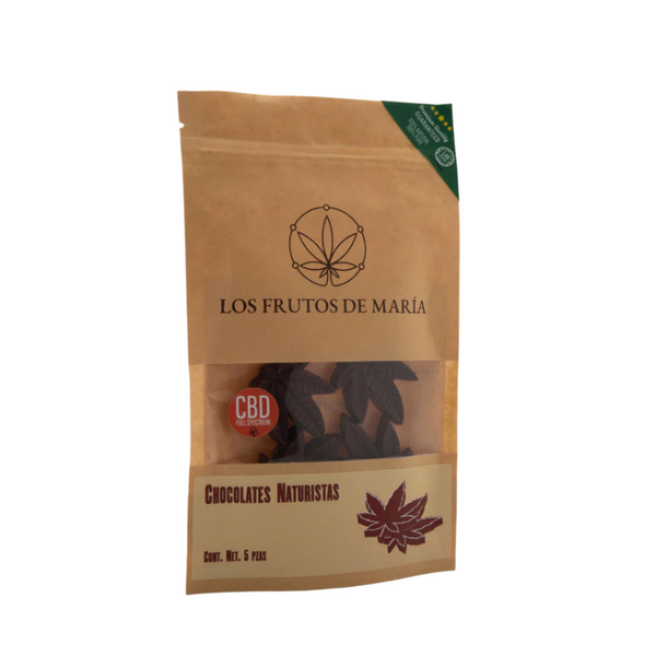 Los Frutos de Maria | Chocolates | Delta 9 THC 10 mg/pza | 8 piezas