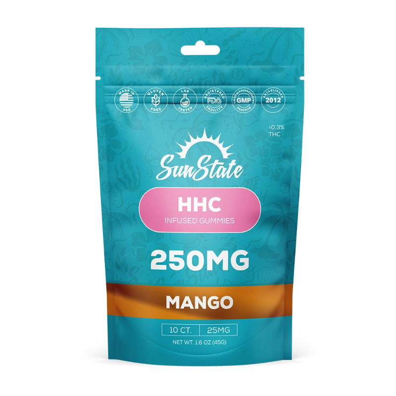 SunState | Infused Gummies HHC 25 mg/pza | 10, 30 o 60 piezas