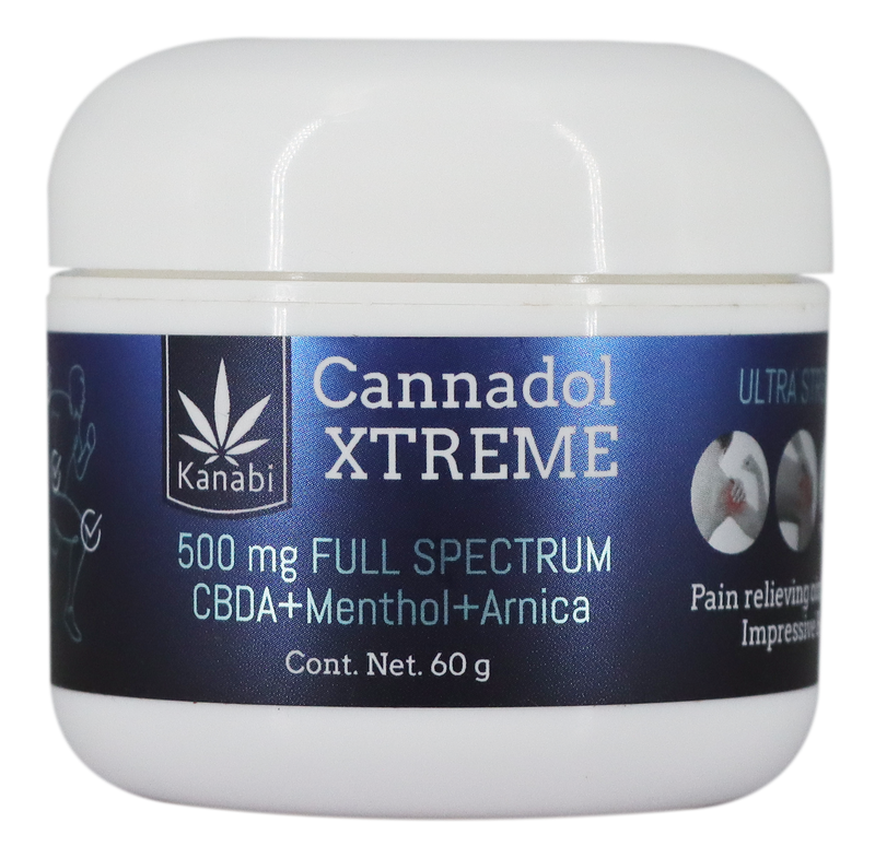 Kanabi  | Pomada CBD 500 mg + Mentol + Arnica | 60 Gramos