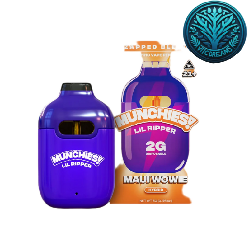 Munchies | Vape Desechable HHC 2000 mg | 2 ml | Pluma de Wax