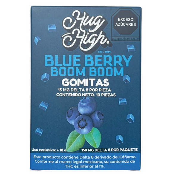 Hug High | Gomitas Delta 8 THC 15 mg/pza | 10 piezas