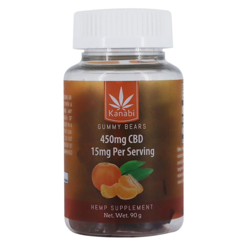 Kanabi | Gomitas de Mandarina CBD 15 mg/pza | 30 Piezas