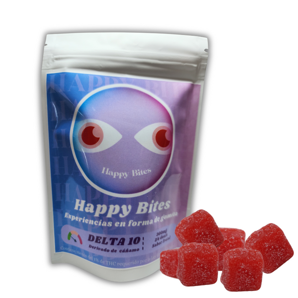 Happy Bites | Gomitas Delta 10 THC 50 mg/pza  | 6 piezas
