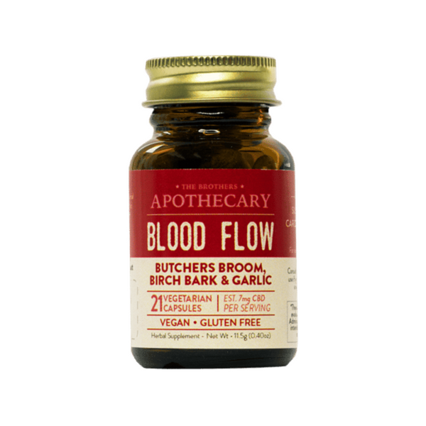 The Brothers Apotech | Cápsulas Blood Flow E. Completo CBD 7 mg/pza | 21 piezas