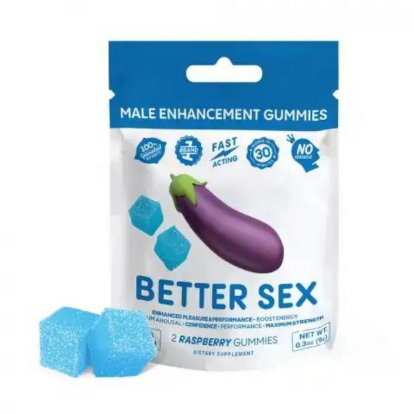 Better Sex | Gomitas para Hombre Desempeño Sexual | 2 ó 30 piezas