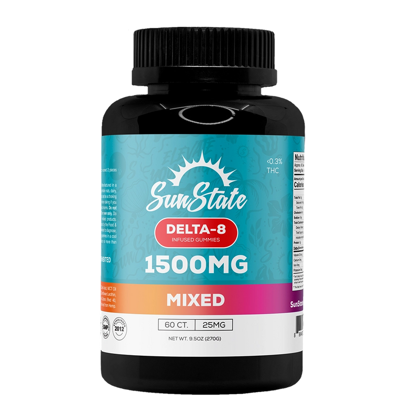 SunState | Infused Gummies HHC 25 mg/pza | 10, 30 o 60 piezas