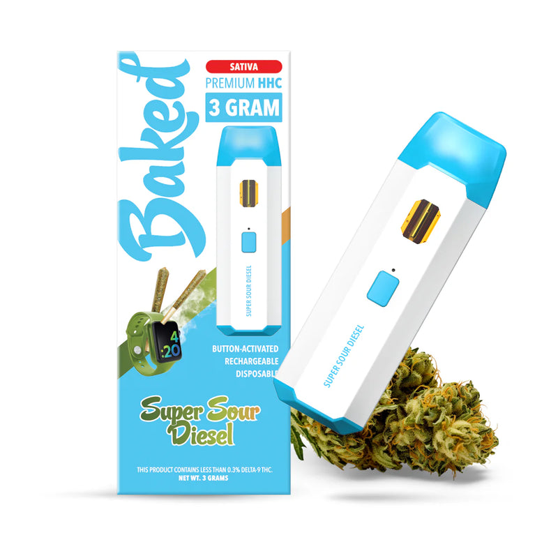 Baked | Vape Desechable HHC 3000 mg | 3 ml | Pluma de Wax