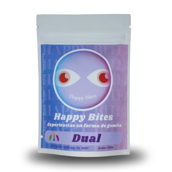 Happy Bites | Gomitas Dual HHC 50 mg/pza | 6 piezas