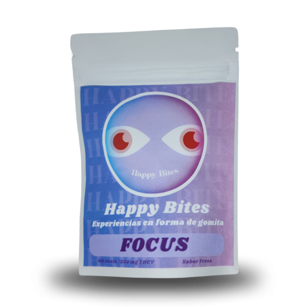 Happy Bites | Gomitas Focus THCV 25 mg/pza | 6 piezas