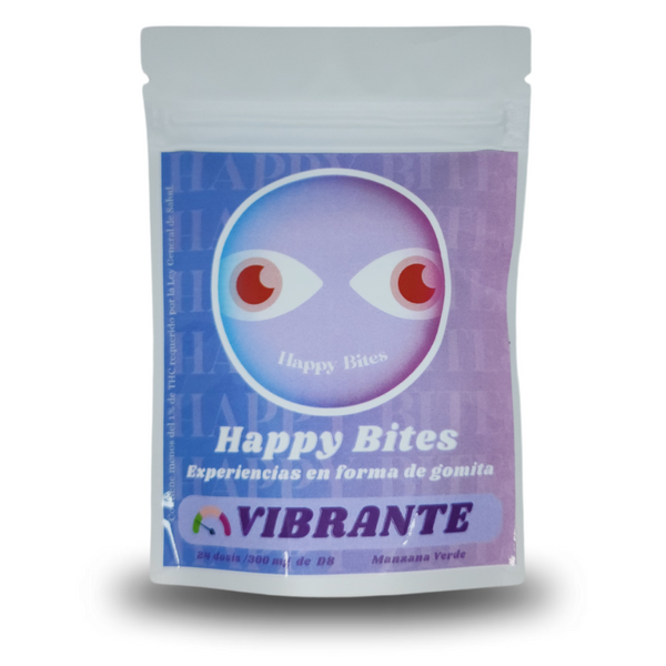 Happy Bites | Gomitas Vibrante Delta 8 THC 50 mg/pza  | 6 piezas