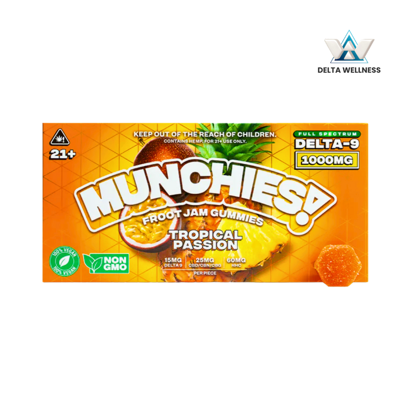 Munchies! | Gomitas Delta 9 THC 15 mg + HHC 60 mg + CBD | 10 piezas