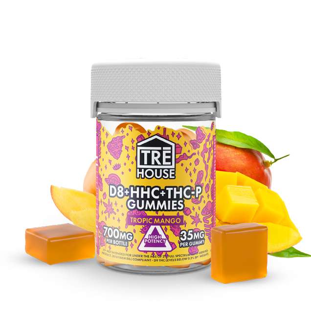 Tre House | Gomitas D8 THC 20 mg/pza + HHC 10 mg/pza + THC-P 2 mg/pza | 20 piezas