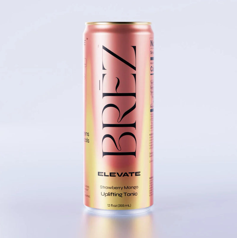 Brez | Bebida Elevate |  Hongos Adaptógenos Melena de león | 355 ml | 4 pack