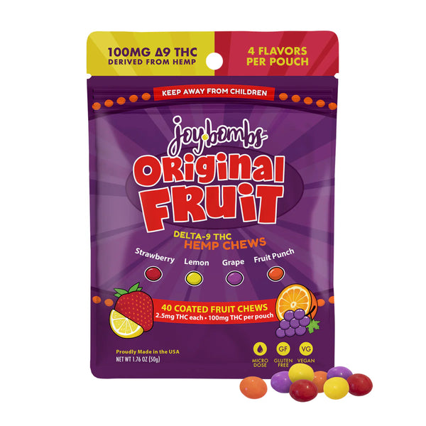 Joy Bombs | Caramelo THC 2.5 mg/pza | 40 piezas