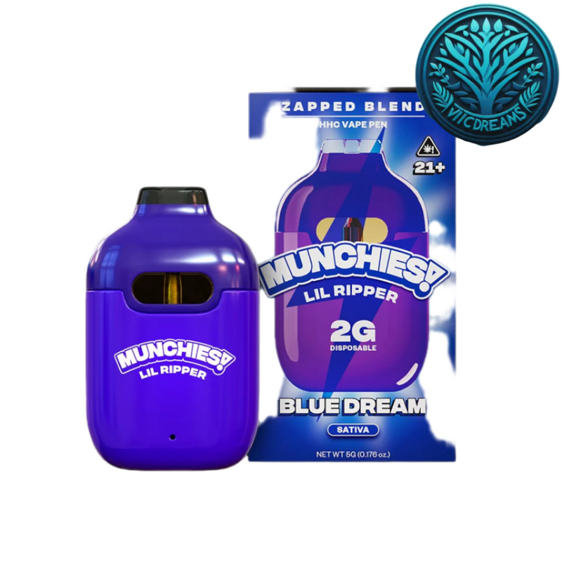 Munchies | Vape Desechable HHC 2000 mg | 2 ml | Pluma de Wax