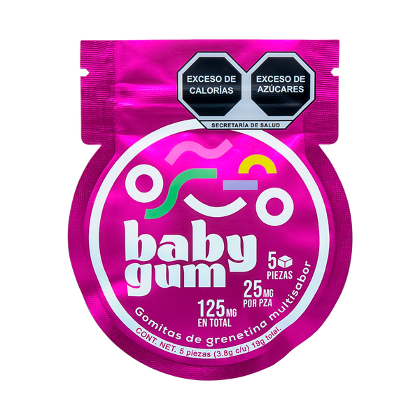 DonGum | Gomitas BabyGum Delta 8 THC 25 mg/pza | 5 piezas
