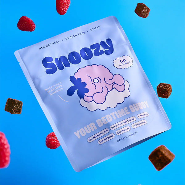 Snoozy | Gomitas Bedtime Buddy con Adaptógenos | 60 piezas