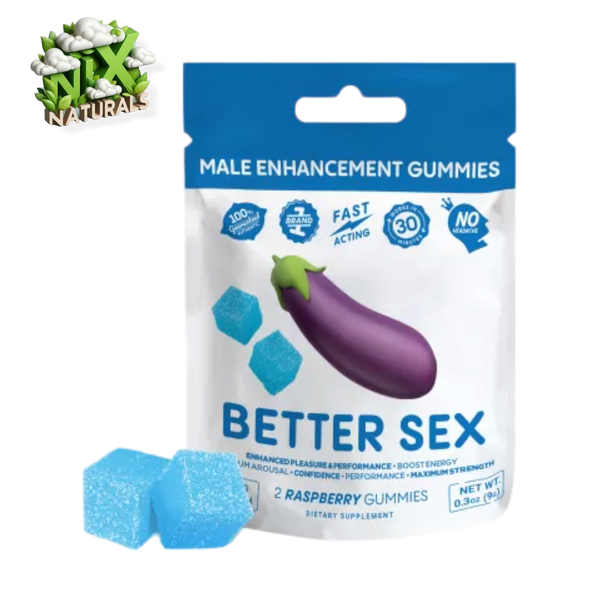 Better Sex | Gomitas para Hombre Desempeño Sexual | 2 ó 30 piezas