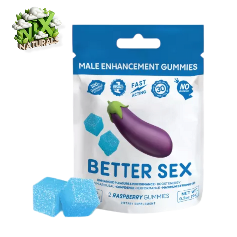 Better Sex | Gomitas para Hombre Desempeño Sexual | 2 ó 30 piezas