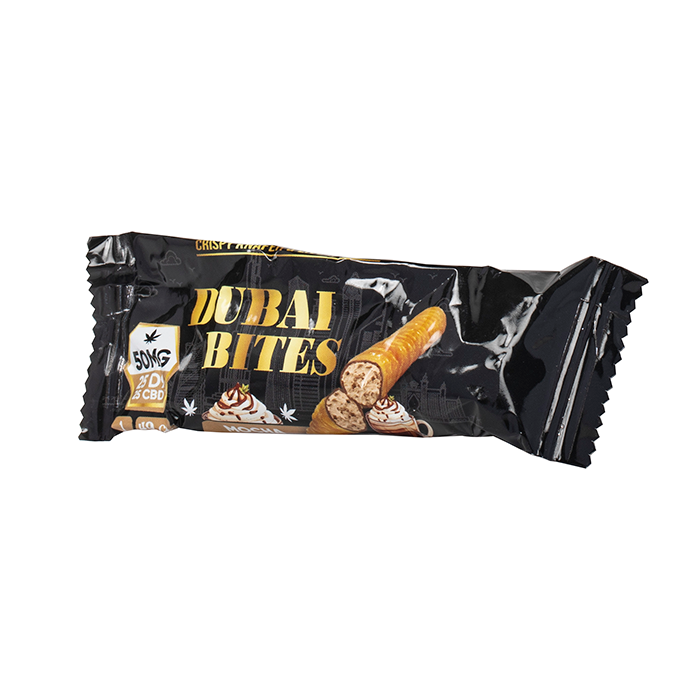 Dubai Bites | Galletas Delta 9 THC 25 mg/pza + CBD 25 mg/pza | 2 piezas