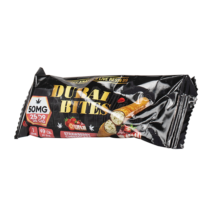 Dubai Bites | Galletas Delta 9 THC 25 mg/pza + CBD 25 mg/pza | 2 piezas