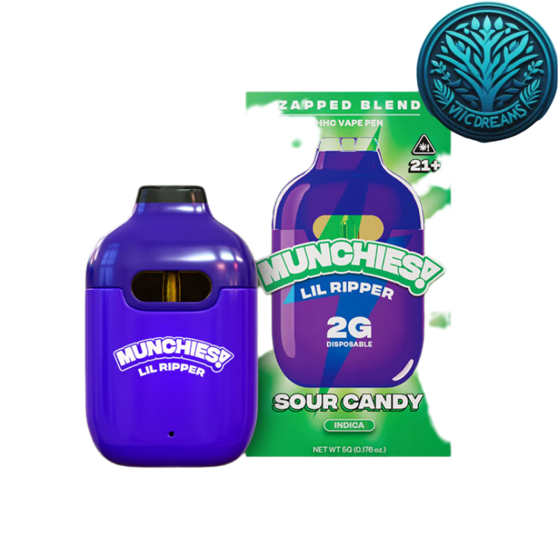 Munchies | Vape Desechable HHC 2000 mg | 2 ml | Pluma de Wax