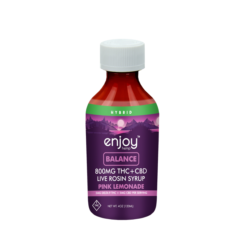 Enjoy Hemp | Jarabe Delta 9 THC 400 mg + CBD 400 mg | 120 ml