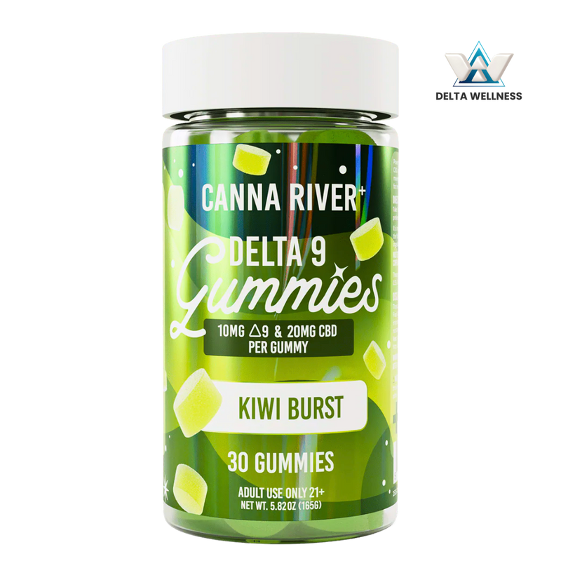CANNA RIVER | Gomitas Delta 9 THC 10 mg/pza + CBD 20 mg/pza | 30 piezas