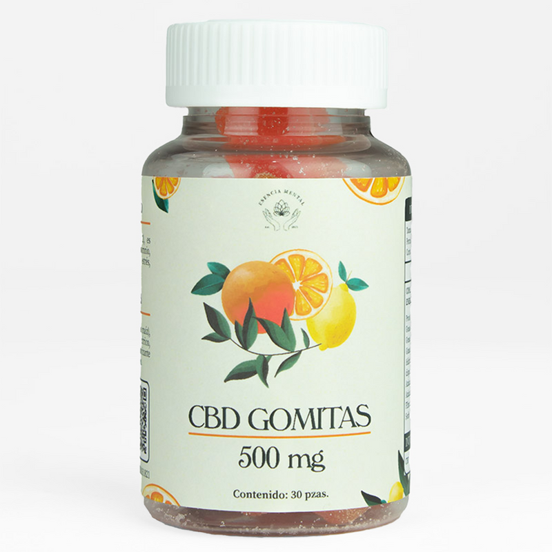 Esencia Mental | Gomitas Frutales CBD 17 mg/pza | 30 ó 90 piezas