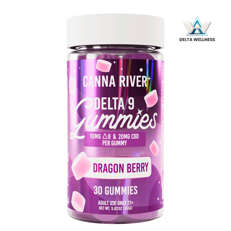 CANNA RIVER | Gomitas Delta 9 THC 10 mg/pza + CBD 20 mg/pza | 30 piezas
